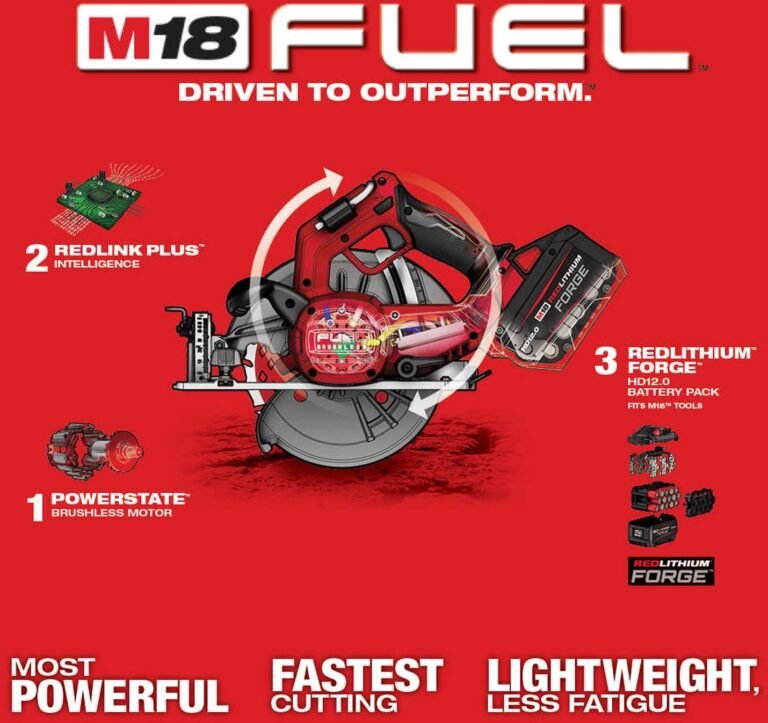 Milwaukee 2834-20 M18 FUEL 7-1/4 in. Circular Saw, Tool Only