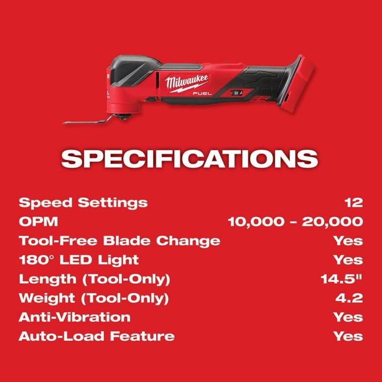 Milwaukee 2836-20 M18 FUEL Oscillating Multi-Tool, Tool Only