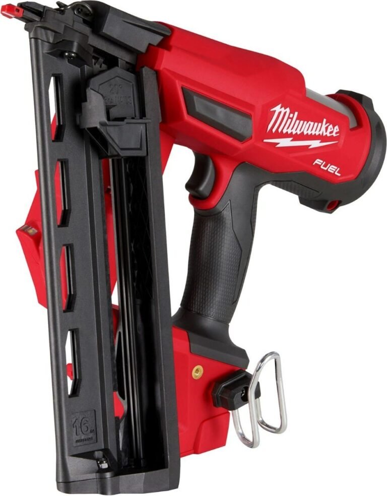 Milwaukee 2841-20 M18 FUEL 16-Gauge Angled Finish Nailer, Tool Only