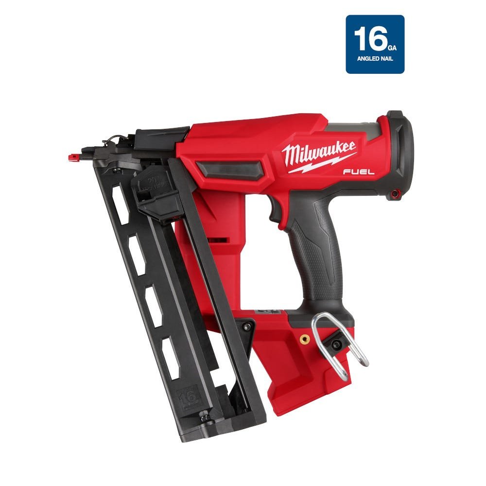 Milwaukee 2841-20 M18 FUEL 16-Gauge Angled Finish Nailer, Tool Only