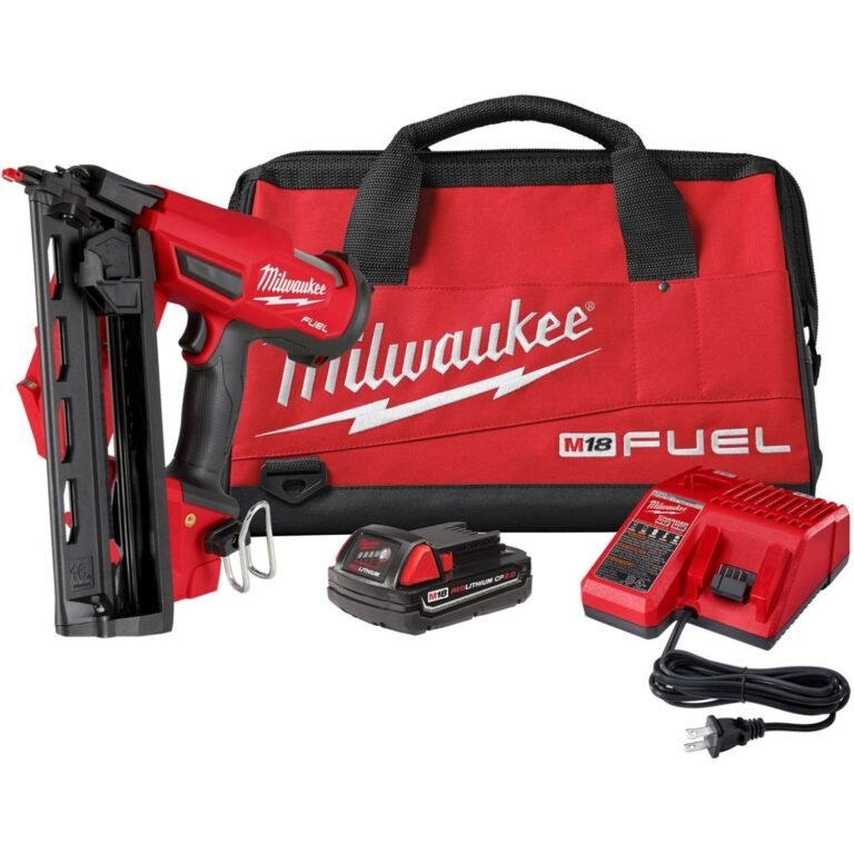 Milwaukee 2841-21CT M18 FUEL 16-Gauge Angled Finish Nailer 2.0Ah Kit