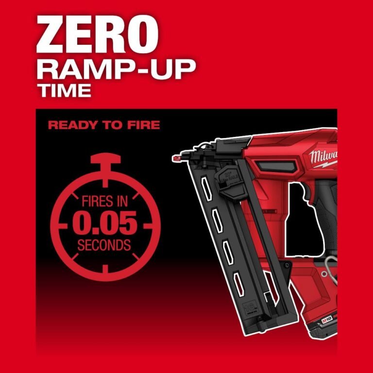 Milwaukee 2841-20 M18 FUEL 16-Gauge Angled Finish Nailer, Tool Only