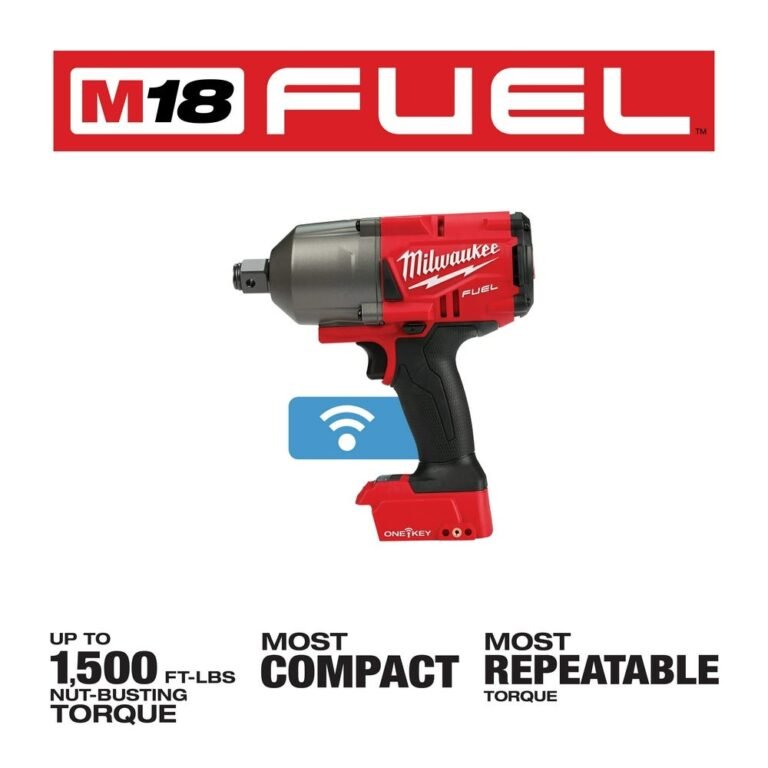 Milwaukee 2864-20 M18 Fuel W/ One-Key High Torque Impact Wrench 3/4″ Friction Ring, Tool Only