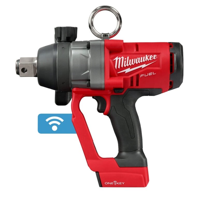 Milwaukee 2867-20 M18 FUEL Cordless Brushless 1″ High Torque Impact Wrench w/ ONE-KEY, Tool Only