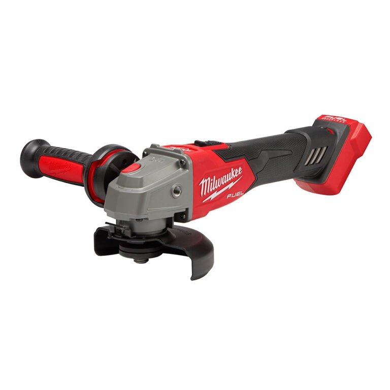 Milwaukee 2889-20 M18 FUEL 4-1/2-in / 5-in Variable Speed Braking Grinder, Slide Switch Lock-On , Tool Only