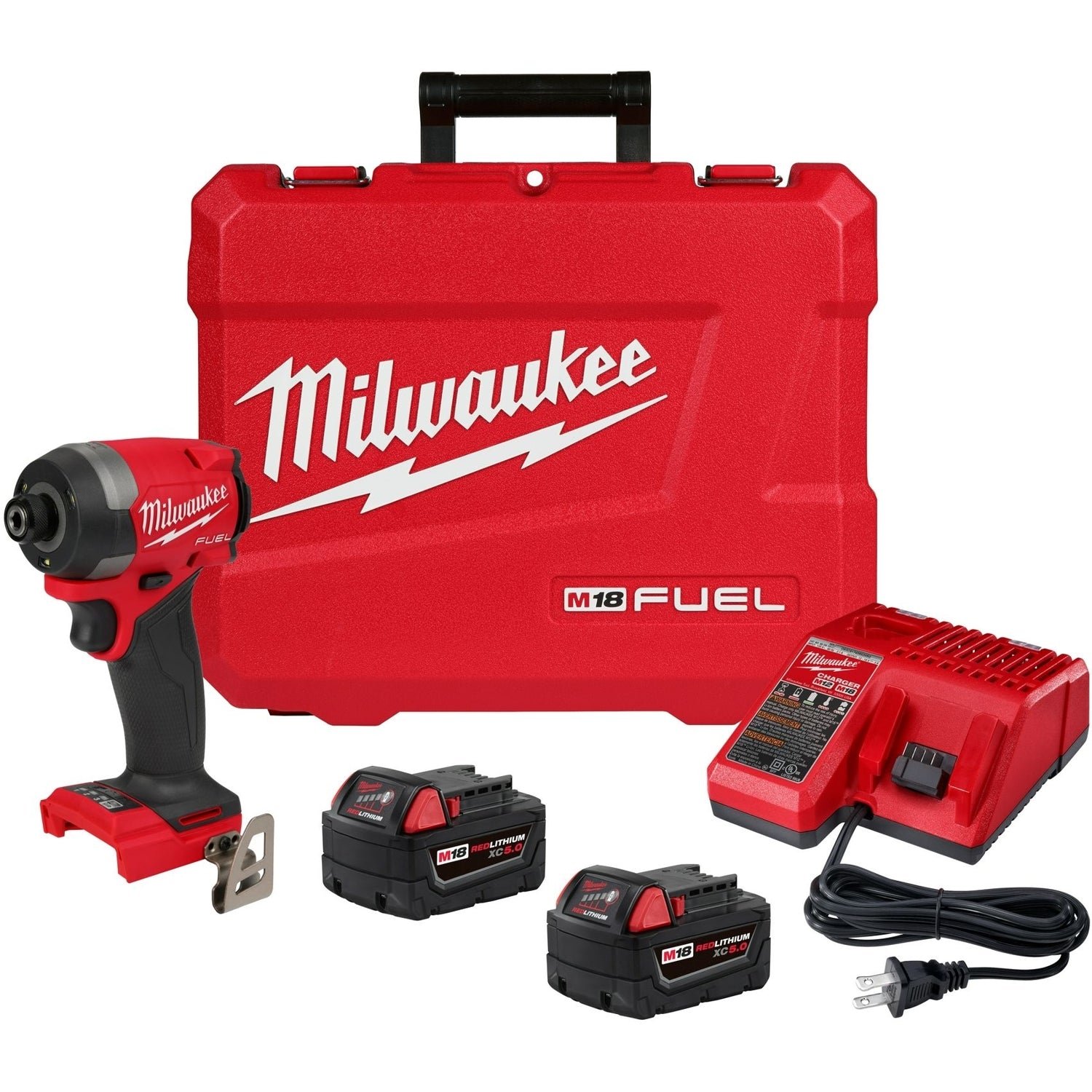 Milwaukee 2953-22 M18 FUEL 1/4-in. Hex Impact Driver Kit