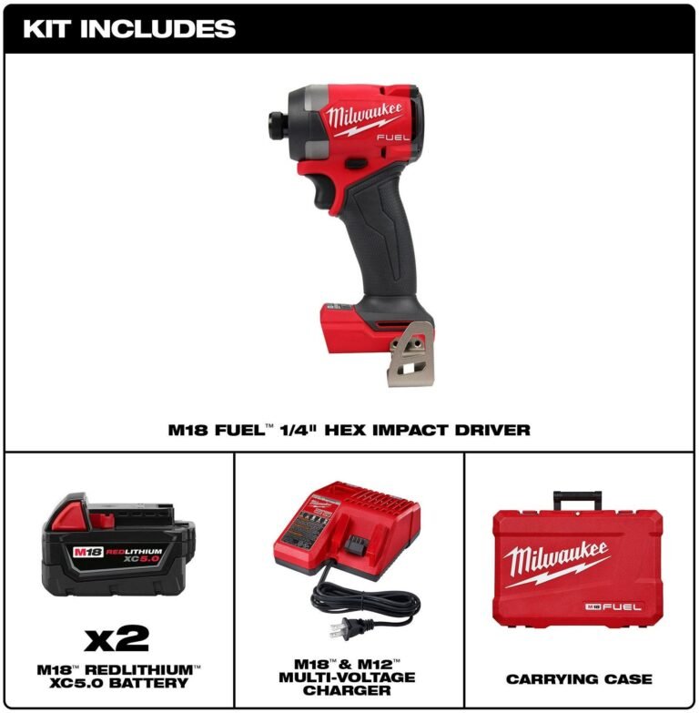 Milwaukee 2953-22 M18 FUEL 1/4-in. Hex Impact Driver Kit