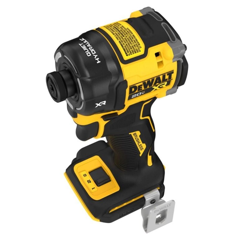 DeWalt DCF870B 20V MAX XR Brushless 1/4-in. Quiet Hydraulic Impact Driver, Tool Only