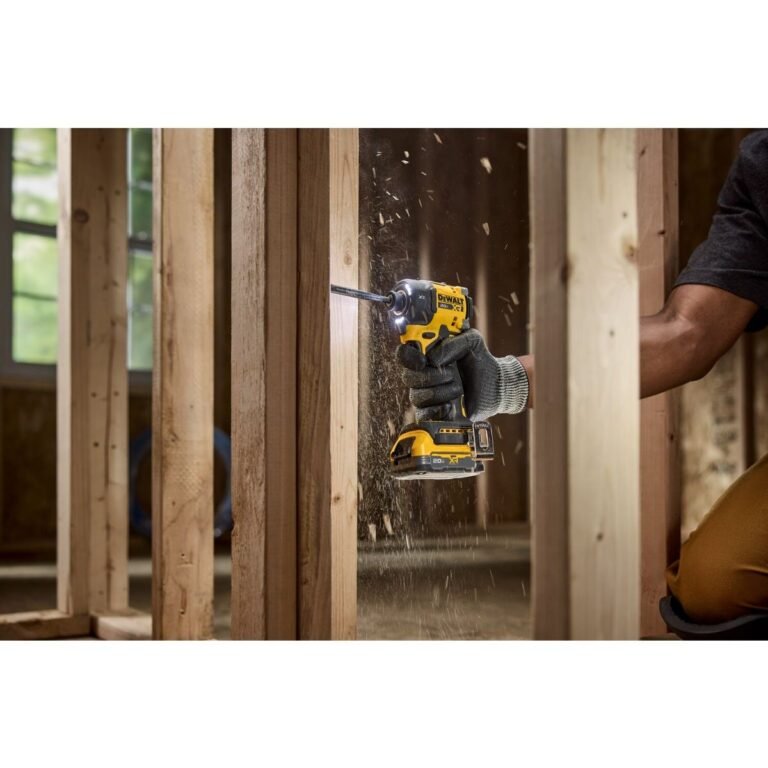 DeWalt DCF870B 20V MAX XR Brushless 1/4-in. Quiet Hydraulic Impact Driver, Tool Only