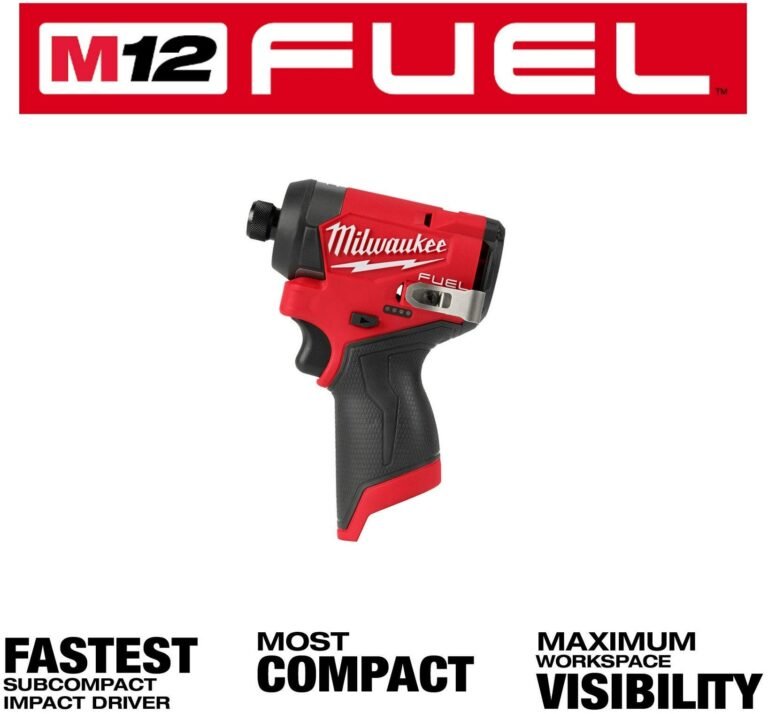 Milwaukee 3453-20 M12 FUEL 1/4-in. Hex Impact Driver, Tool Only