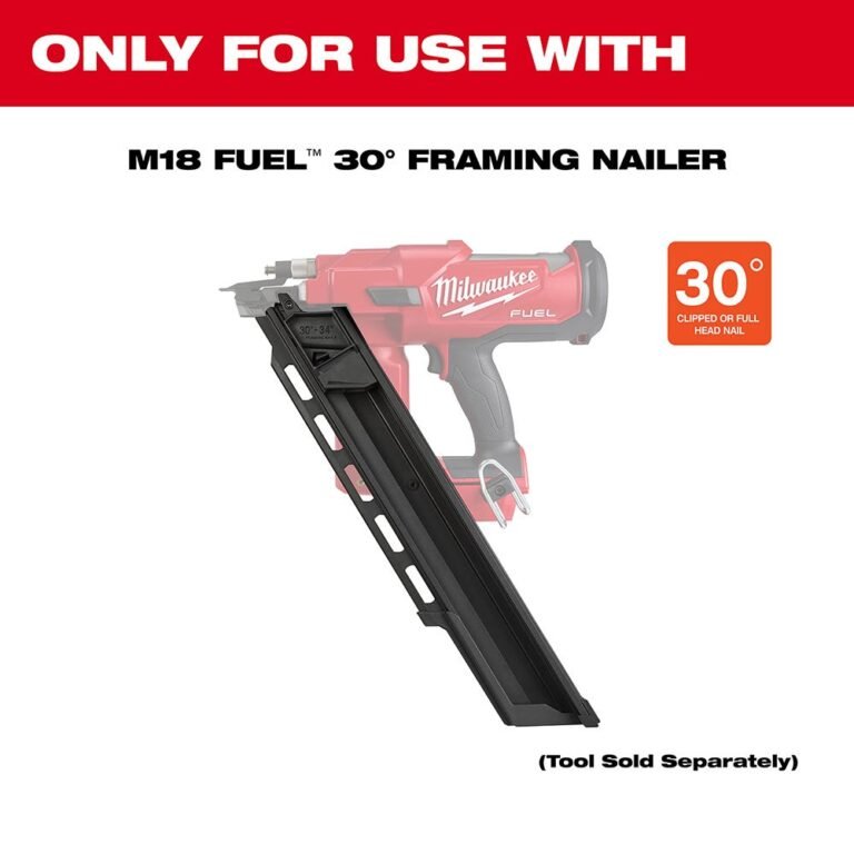 Milwaukee 48-08-2745 M18 FUEL 30-Degree Framing Nailer Extended Capacity Magazine