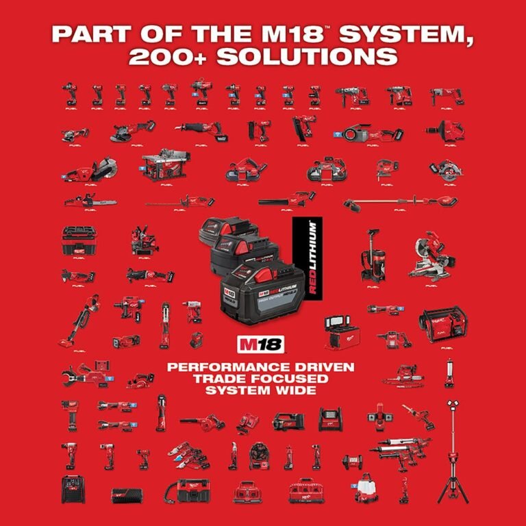 Milwaukee M18 Redlithium XC 5.0Ah Extended Capacity Battery, 4-Pack