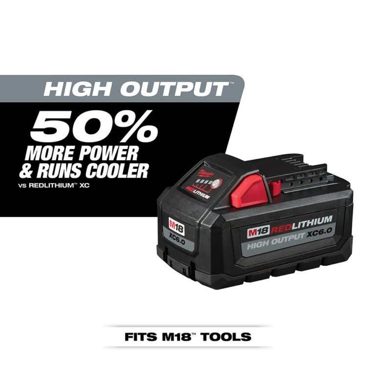 Milwaukee 48-11-1865 M18 REDLITHIUM HIGH OUTPUT XC 6.0Ah Battery Pack