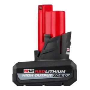 Milwaukee 48-11-2450 M12 REDLITHIUM HIGH OUTPUT XC 5.0Ah Battery Pack