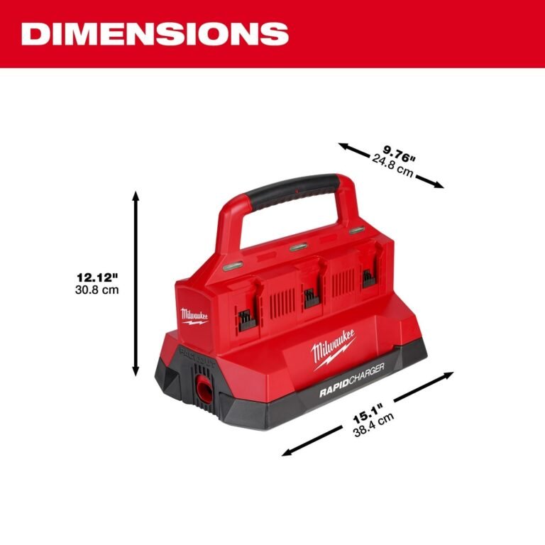 Milwaukee 48-59-1809 M18 PACKOUT 6-Bay Rapid Charger