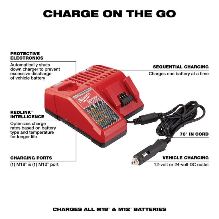 Milwaukee 48-59-1810 M18 / M12 Vehicle Charger