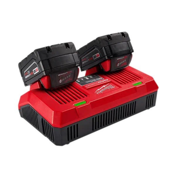 Milwaukee M18 Lithium-Ion Dual 5.0Ah Battery & Dual-Bay Charger Starter Kit