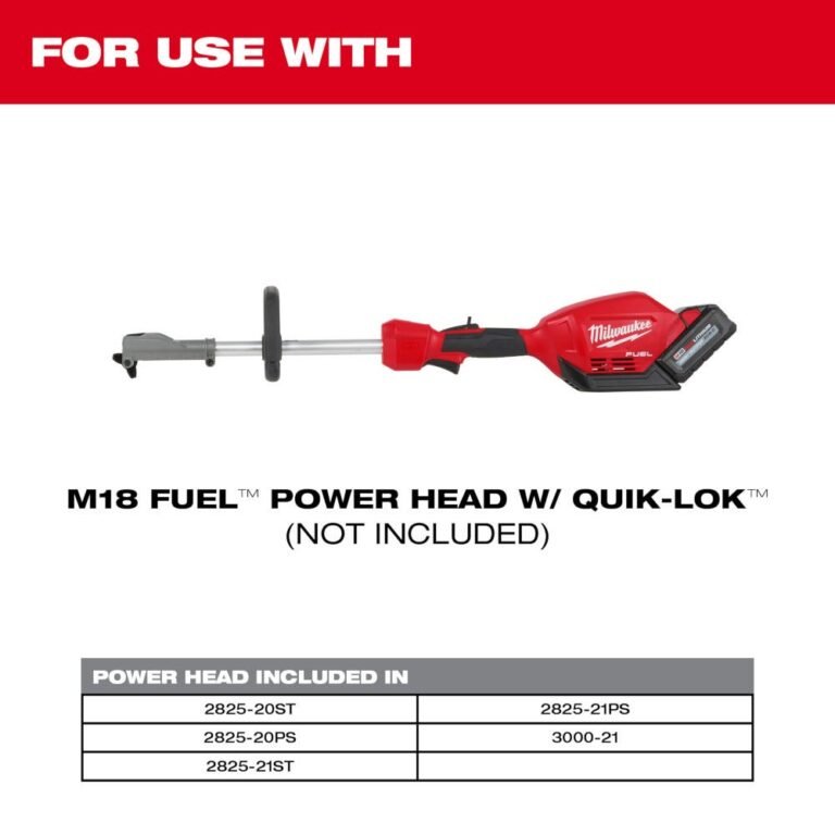 Milwaukee 49-16-2720 M18 FUEL QUIK-LOK 10″ Pole Saw Attachment