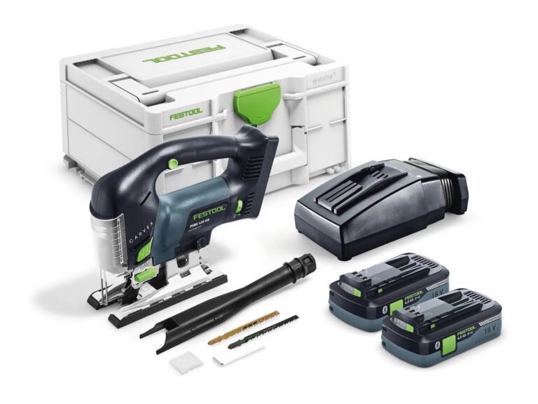 Festool 576535 Carvex PSBC 420 EB Cordless Jigsaw /w Systainer3 Bluetooth 4.0Ah Kit