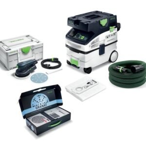 Festool 578867 Limited Edition ETS EC 150/5 Sander + CT MIDI I HEPA Dust Extractor w/ 60-Piece Granat Abrasives Value Kit