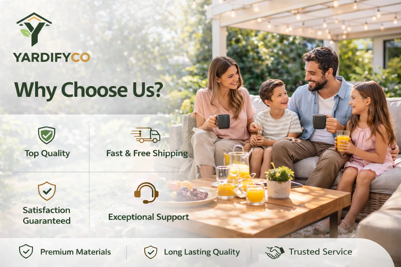 Why choose YardifyCo outdoor living