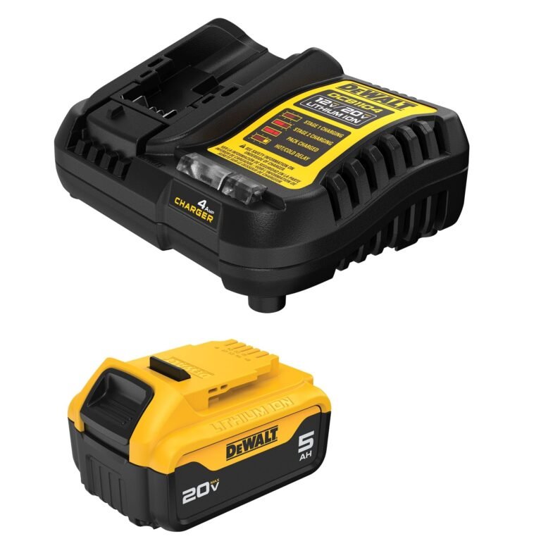 DeWalt DCB205C 20V MAX XR 5.0Ah Battery & Charger Starter Kit