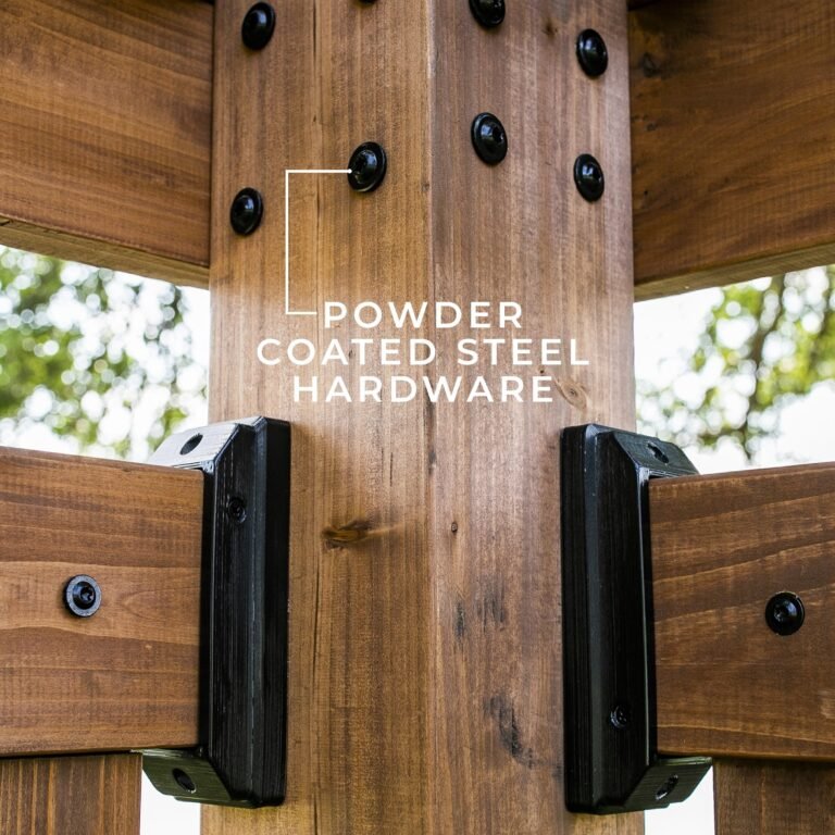 Verona Corner Pergola-Bamboo Panels