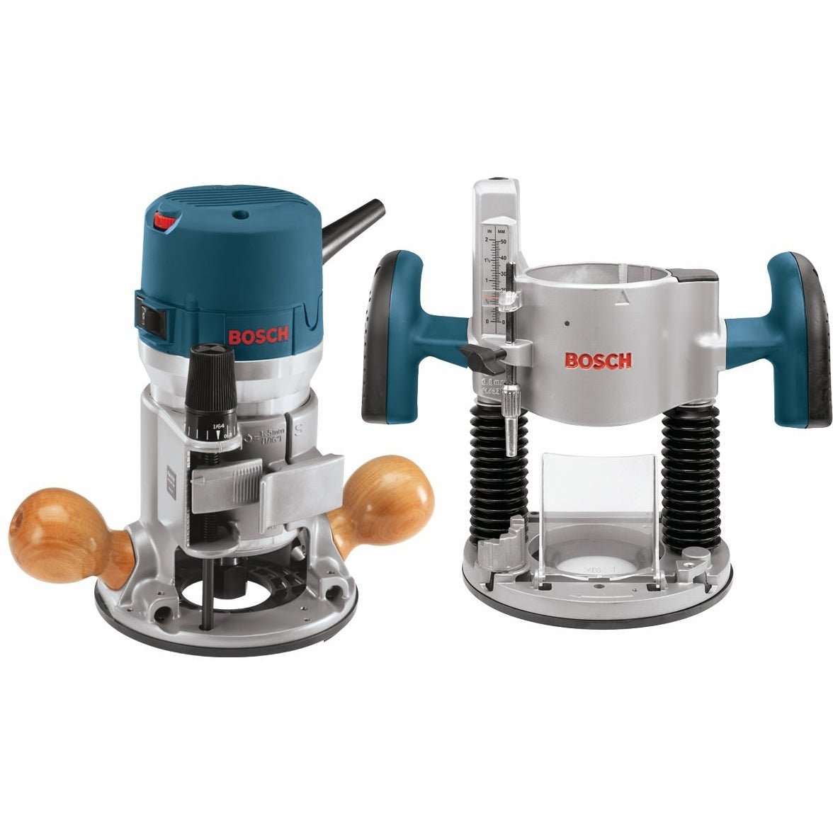Bosch 1617EVSPK Corded 2.25 HP Combination Plunge and Fixed Base Router