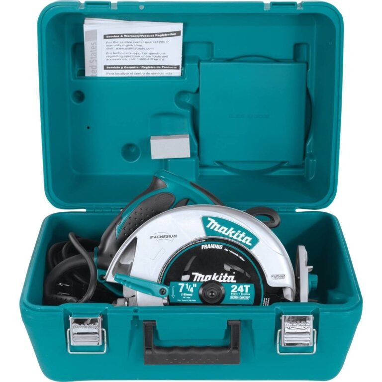 Makita 5007MGA Corded 7-1/4″ Magnesium Circular Saw, with Electric Brake
