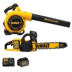 Dewalt DCKO667X1 FLEXVOLT 60V MAX Blower & ChainSaw 9.0Ah Combo Kit