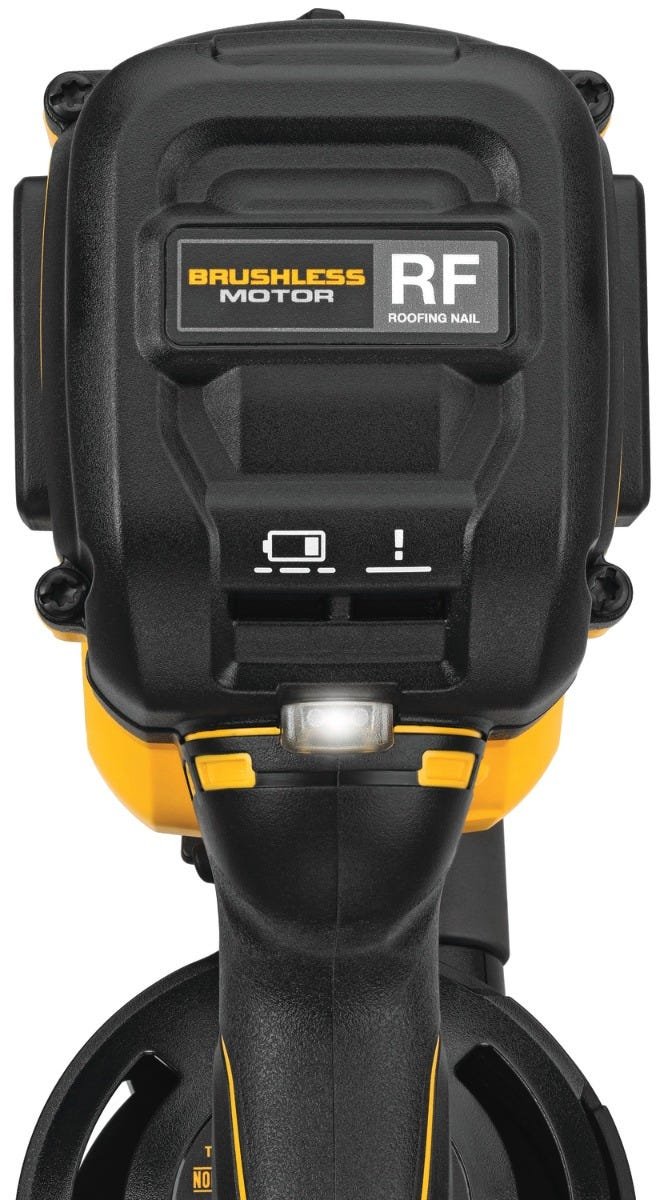 DeWALT DCN45RND1 20V MAX 15-Degree Cordless Coil Roofing Nailer 2.0Ah Kit