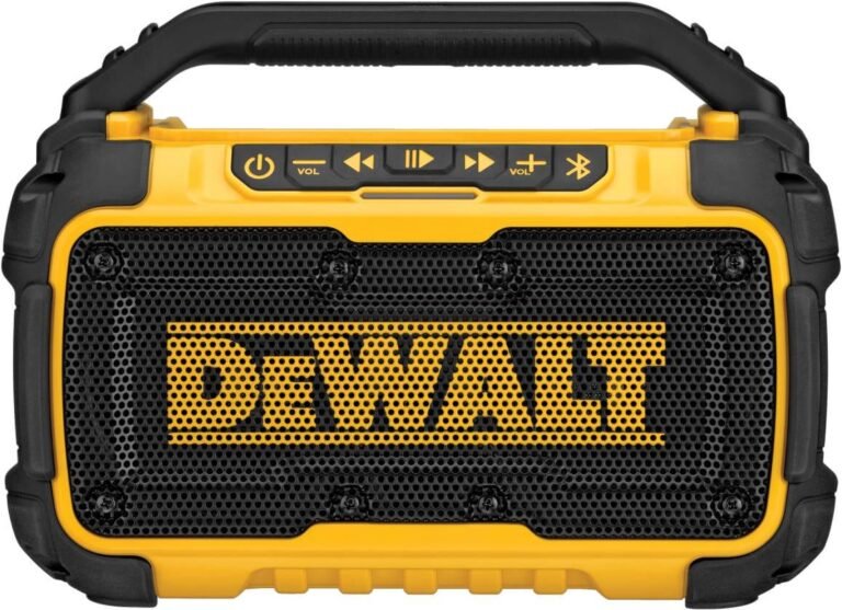 DeWalt DCR010 Corded/12V/20V Max Jobsite Bluetooth Speaker