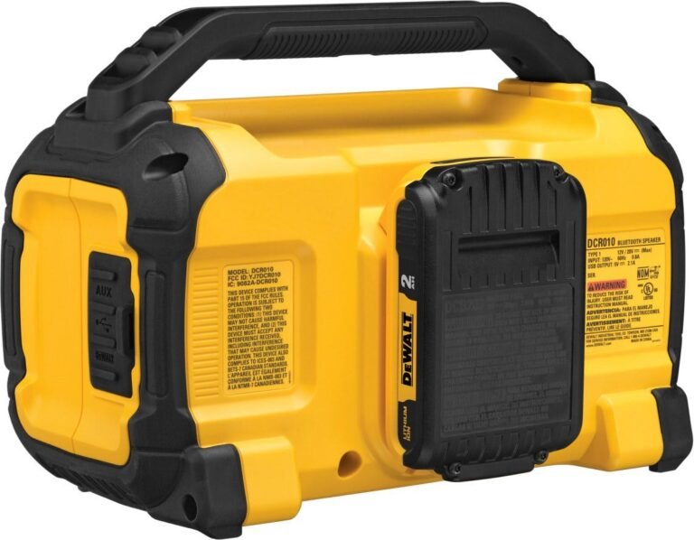 DeWalt DCR010 Corded/12V/20V Max Jobsite Bluetooth Speaker