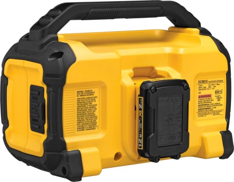 DeWalt DCR010 Corded/12V/20V Max Jobsite Bluetooth Speaker