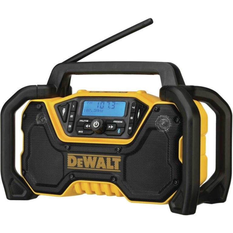 DeWALT DCR028B 12V/20V/60V Max Bluetooth Cordless Jobsite Radio, Tool Only