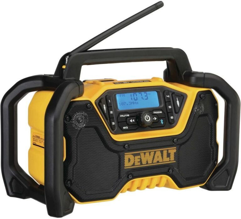 DeWALT DCR028B 12V/20V/60V Max Bluetooth Cordless Jobsite Radio, Tool Only