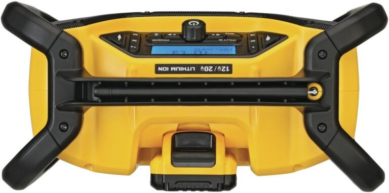 DeWALT DCR028B 12V/20V/60V Max Bluetooth Cordless Jobsite Radio, Tool Only