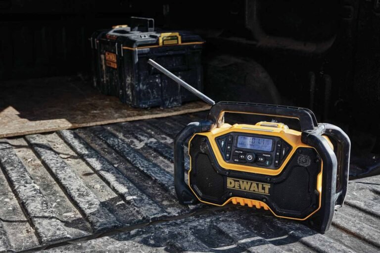DeWALT DCR028B 12V/20V/60V Max Bluetooth Cordless Jobsite Radio, Tool Only