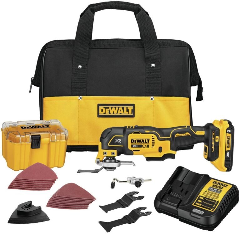 DeWalt DCS356D1 20V MAX XR Brushless Cordless 3-Speed Oscillating Multi-Tool 2.0Ah Kit