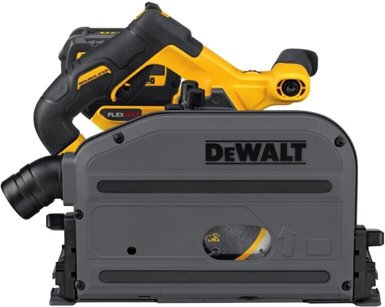 DeWalt DCS520ST1 60V Max 6-1/2″ Cordless FlexVolt Tracksaw 6AH Kit w/ 59″ Rail