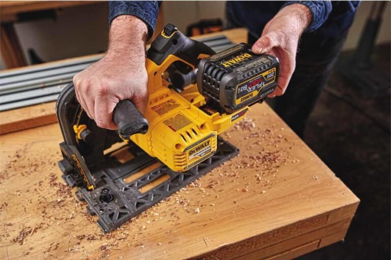 DeWalt DCS520T1 60V Max 6-1/2-Inch Cordless FlexVolt Track Saw 6.0Ah Kit