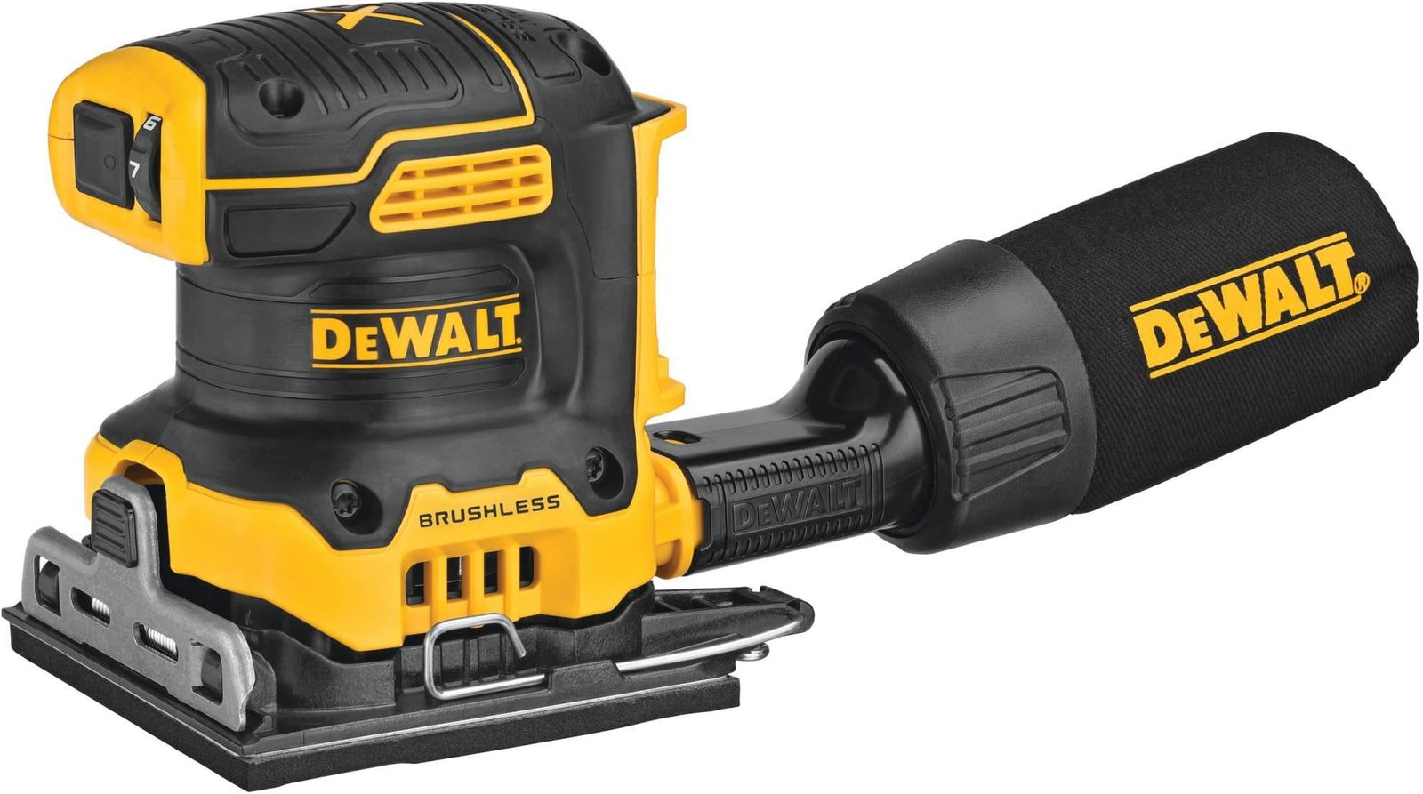 DeWalt DCW200B 20V MAX XR Brushless 1/4-Sheet Cordless Sander, Tool Only