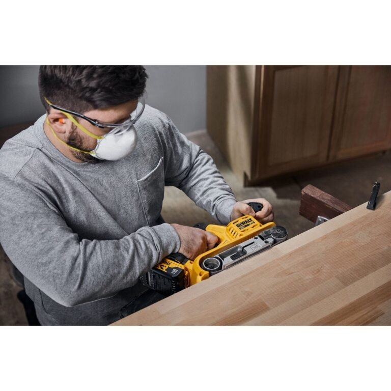 DeWALT DCW220B 20V MAX XR 3 in. x 21 in. Brushless Belt Sander, Tool Only