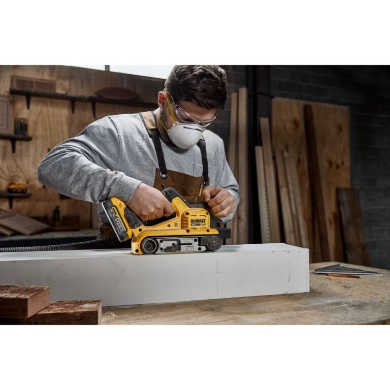 DeWALT DCW220B 20V MAX XR 3 in. x 21 in. Brushless Belt Sander, Tool Only