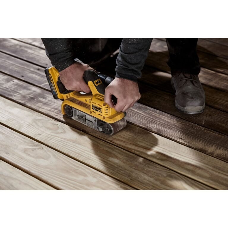 DeWALT DCW220B 20V MAX XR 3 in. x 21 in. Brushless Belt Sander, Tool Only