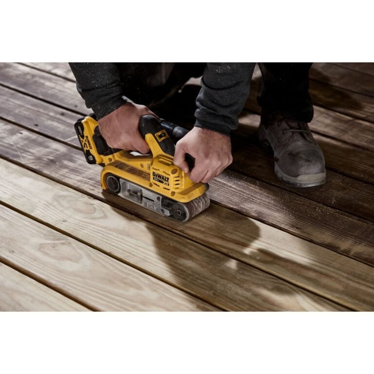 DeWALT DCW220B 20V MAX XR 3 in. x 21 in. Brushless Belt Sander, Tool Only