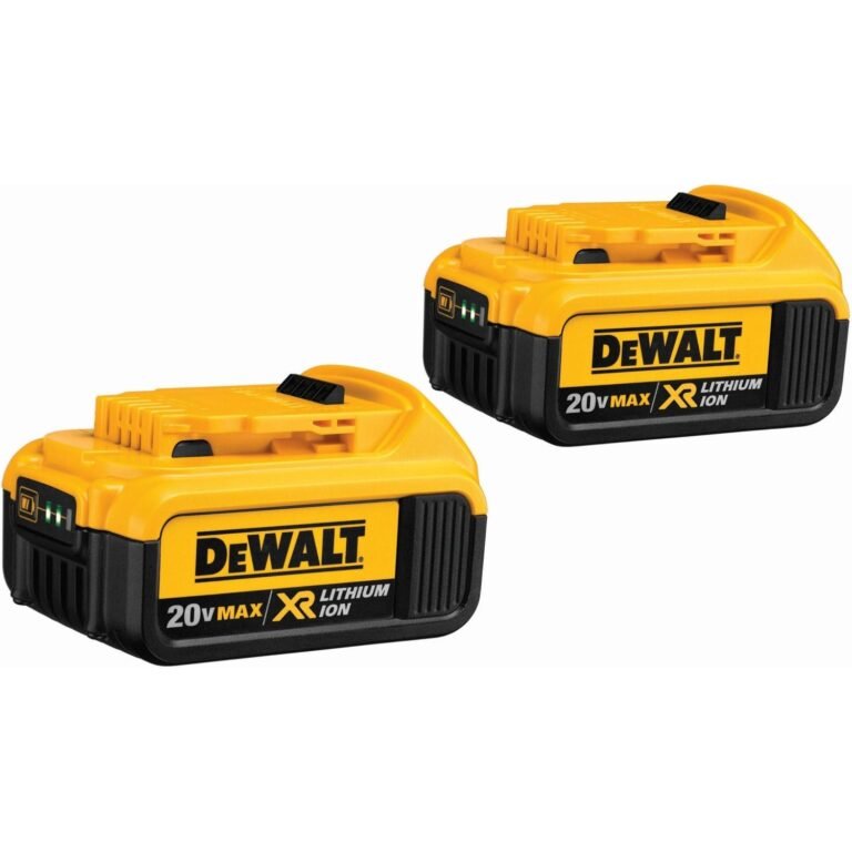 DeWalt DCB204-2 20V MAX Premium XR 4.0Ah Battery, 2-Pack