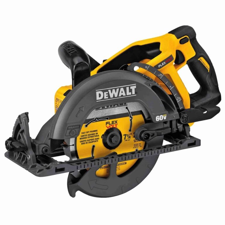 DeWalt DCS577B Flexvolt 60V Max 7-1/4 Worm Drive Style Saw, Tool Only