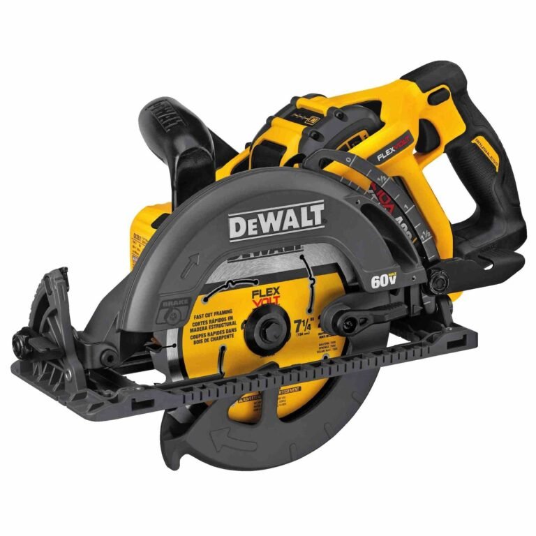 DeWalt DCS577X1 Flexvolt 60V MAX 7-1/4-Inch Worm Drive Style Saw, 9.0Ah