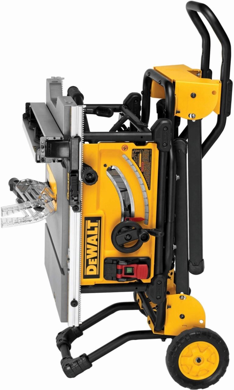 Dewalt DWE7491RS Corded 10″ Tablesaw With Wheeled Stand